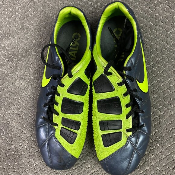 Nike T90 Strike III FG Soccer Cleats Men's 9 Total 90 Total90 385403-470 Laser - Picture 6 of 11